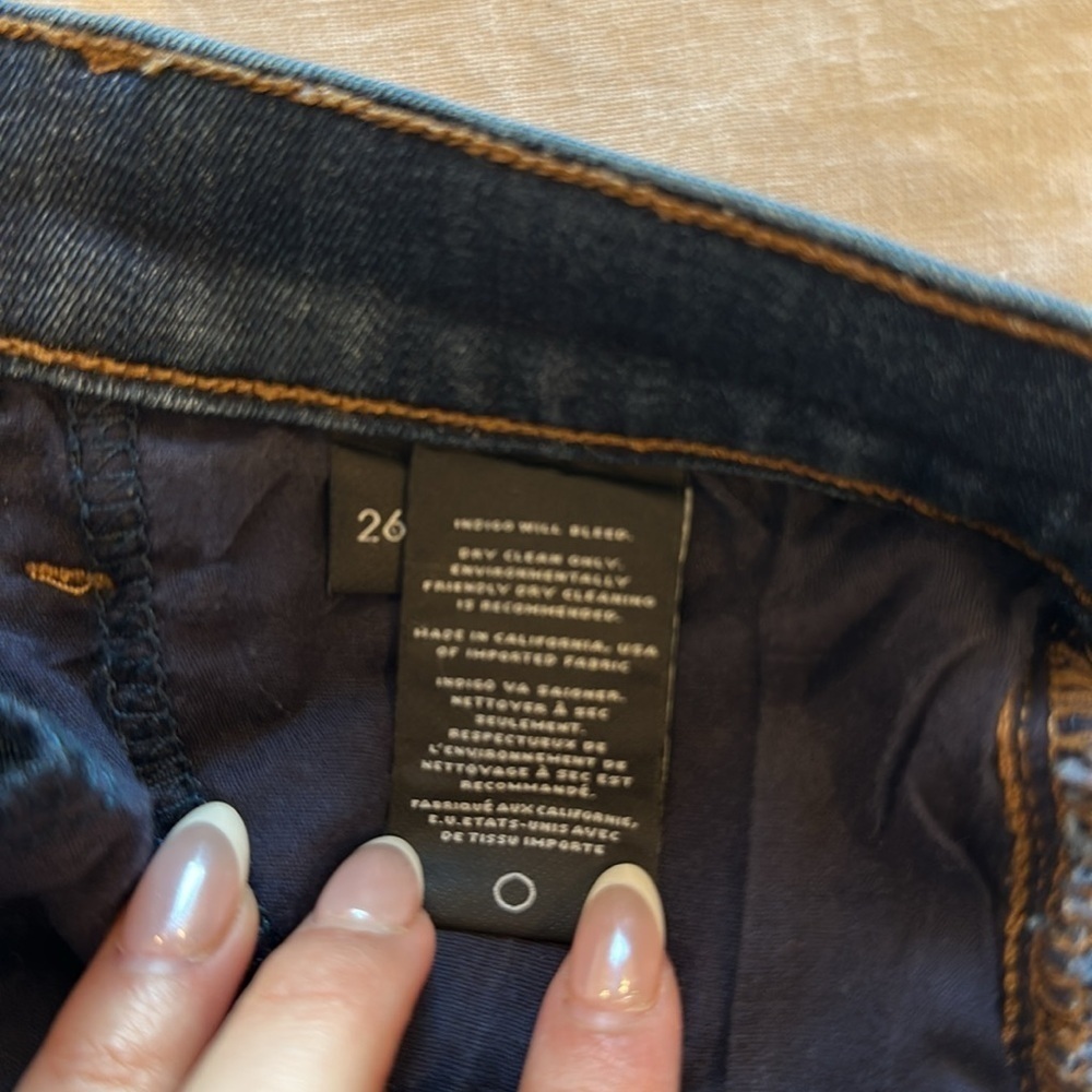 J Brand super skinny prism blue jeans. Size 26​​​​​​ - Picture 5 of 6
